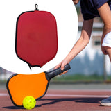 Maxbell Neoprene Pickleball Racket Cover Portable Gift Racket Cover Case for Outdoor Red