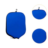 Maxbell Neoprene Pickleball Racket Cover Portable Gift Racket Cover Case for Outdoor Blue