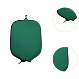 Maxbell Neoprene Pickleball Racket Cover Portable Gift Racket Cover Case for Outdoor Green