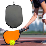 Maxbell Neoprene Pickleball Racket Cover Portable Gift Racket Cover Case for Outdoor Grey