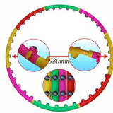 Maxbell Weighted Hula Hoop Workout Gym Fun Core Training Massage Sports Fitness Hoop