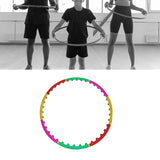 Maxbell Weighted Hula Hoop Workout Gym Fun Core Training Massage Sports Fitness Hoop