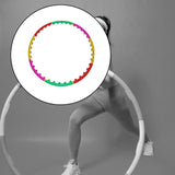 Maxbell Weighted Hula Hoop Workout Gym Fun Core Training Massage Sports Fitness Hoop