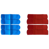 Maxbell 4 Pieces Soccer Ankle Guard Strap Portable for Volleyball Basketball Cycling Blue