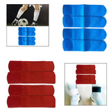 Maxbell 4 Pieces Soccer Ankle Guard Strap Portable for Volleyball Basketball Cycling Blue