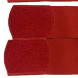 Maxbell 4 Pieces Soccer Ankle Guard Strap Portable for Volleyball Basketball Cycling Red