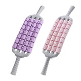 Maxbell Massage Roller Stick Sports Shoulders Gym Back Handheld Buttocks Body Roller violet