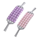 Maxbell Massage Roller Stick Sports Shoulders Gym Back Handheld Buttocks Body Roller violet