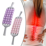 Maxbell Massage Roller Stick Sports Shoulders Gym Back Handheld Buttocks Body Roller violet