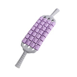 Maxbell Massage Roller Stick Sports Shoulders Gym Back Handheld Buttocks Body Roller violet