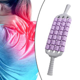 Maxbell Massage Roller Stick Sports Shoulders Gym Back Handheld Buttocks Body Roller violet
