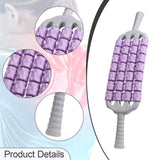 Maxbell Massage Roller Stick Sports Shoulders Gym Back Handheld Buttocks Body Roller violet