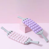 Maxbell Massage Roller Stick Sports Shoulders Gym Back Handheld Buttocks Body Roller Pink