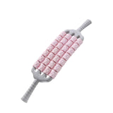 Maxbell Massage Roller Stick Sports Shoulders Gym Back Handheld Buttocks Body Roller Pink