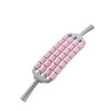 Maxbell Massage Roller Stick Sports Shoulders Gym Back Handheld Buttocks Body Roller Pink