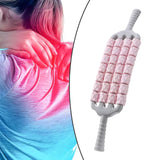 Maxbell Massage Roller Stick Sports Shoulders Gym Back Handheld Buttocks Body Roller Pink
