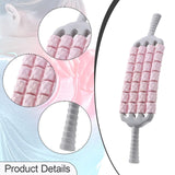 Maxbell Massage Roller Stick Sports Shoulders Gym Back Handheld Buttocks Body Roller Pink