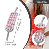 Maxbell Massage Roller Stick Sports Shoulders Gym Back Handheld Buttocks Body Roller Pink