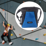 Maxbell Climbing Chalk Bag Equipment Drawstring Pouch for Training Gym Weightlifting Black