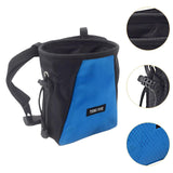 Maxbell Climbing Chalk Bag Equipment Drawstring Pouch for Training Gym Weightlifting Black