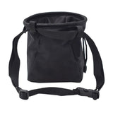 Maxbell Climbing Chalk Bag Equipment Drawstring Pouch for Training Gym Weightlifting Black
