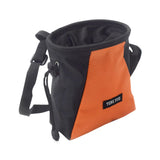 Maxbell Climbing Chalk Bag Equipment Drawstring Pouch for Training Gym Weightlifting Orange
