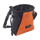 Maxbell Climbing Chalk Bag Equipment Drawstring Pouch for Training Gym Weightlifting Orange