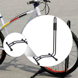 Maxbell Bike Floor Stand Steel Bicycle Parking Rack for Mountain and Road Bikes Home