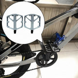 Maxbell 2 Pieces Mountain Bike Pedals Nonslip for Components BMX Cycling Accessories Gray
