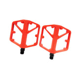 Maxbell 2 Pieces Mountain Bike Pedals Nonslip for Components BMX Cycling Accessories Red