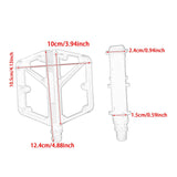 Maxbell 2 Pieces Mountain Bike Pedals Nonslip for Components BMX Cycling Accessories Red
