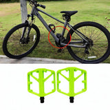 Maxbell 2 Pieces Mountain Bike Pedals Nonslip for Components BMX Cycling Accessories Green