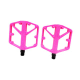 Maxbell 2 Pieces Mountain Bike Pedals Nonslip for Components BMX Cycling Accessories Pink