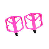 Maxbell 2 Pieces Mountain Bike Pedals Nonslip for Components BMX Cycling Accessories Pink