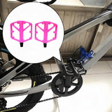 Maxbell 2 Pieces Mountain Bike Pedals Nonslip for Components BMX Cycling Accessories Pink