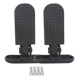 Maxbell Bike Rear Pedals Non Slip Folding Footrests for Motorcycle Electric Bicycles