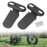 Maxbell Bike Rear Pedals Non Slip Folding Footrests for Motorcycle Electric Bicycles