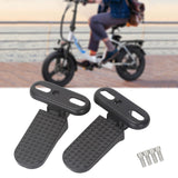 Maxbell Bike Rear Pedals Non Slip Folding Footrests for Motorcycle Electric Bicycles