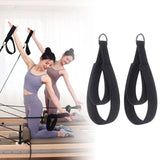 Maxbell 2Pcs Pilates Double Loop Straps for Reformer Gym Fitness Home D Rings Straps