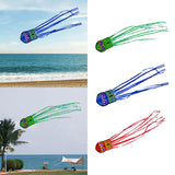 Maxbell Large Octopus Kite Colorful Stylish for Park Garden Outdoor Games Activities Blue