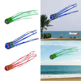 Maxbell Large Octopus Kite Colorful Stylish for Park Garden Outdoor Games Activities Blue