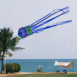 Maxbell Large Octopus Kite Colorful Stylish for Park Garden Outdoor Games Activities Blue