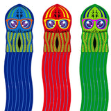 Maxbell Large Octopus Kite Colorful Stylish for Park Garden Outdoor Games Activities Blue