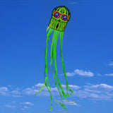 Maxbell Large Octopus Kite Colorful Stylish for Park Garden Outdoor Games Activities Green