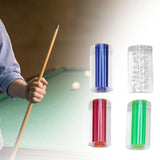 Maxbell Billiard Cue Stick Ferrule Easy to Install Portable Acrylic Pool Cue Ferrule Blue