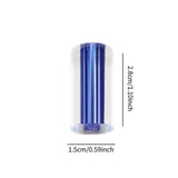 Maxbell Billiard Cue Stick Ferrule Easy to Install Portable Acrylic Pool Cue Ferrule Blue