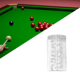 Maxbell Billiard Cue Stick Ferrule Easy to Install Portable Acrylic Pool Cue Ferrule Clear