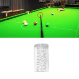 Maxbell Billiard Cue Stick Ferrule Easy to Install Portable Acrylic Pool Cue Ferrule Clear