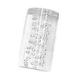 Maxbell Billiard Cue Stick Ferrule Easy to Install Portable Acrylic Pool Cue Ferrule Clear