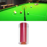Maxbell Billiard Cue Stick Ferrule Easy to Install Portable Acrylic Pool Cue Ferrule Red